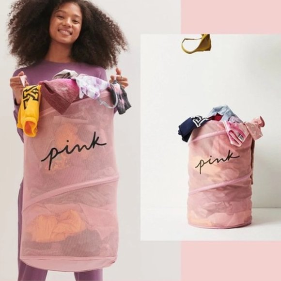 NIP VS PINK Laundry Basket Hamper